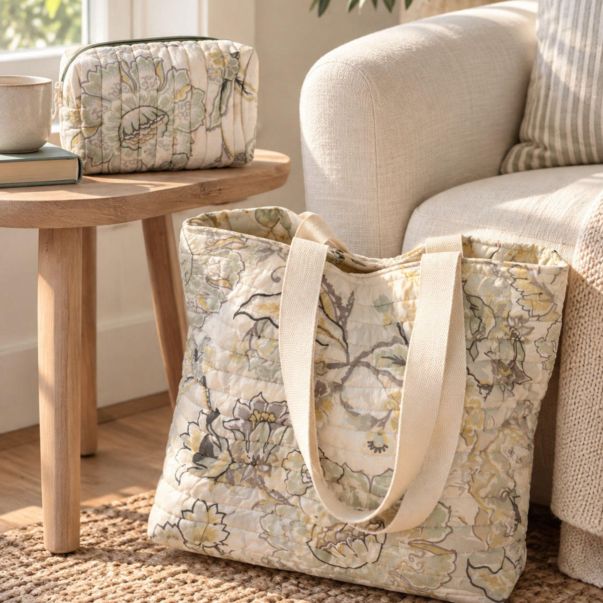 The Sunday Garden Limited Collection | 5-Piece Upcycled Tote Set